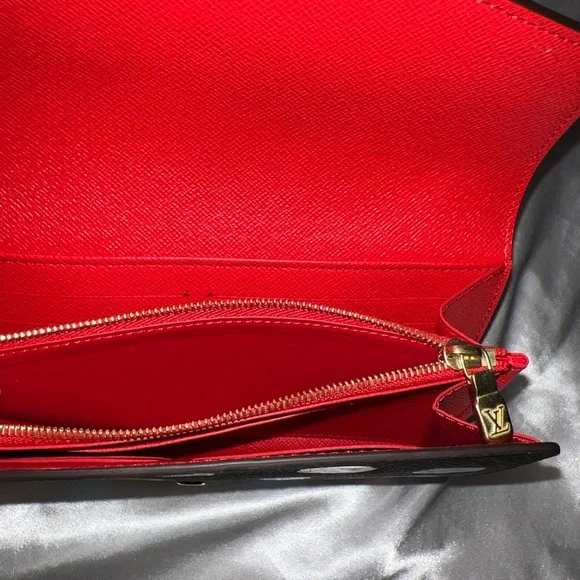 Louis Vuitton Sarah long snap wallet Painted Dot Yayogi Kusama cruise collection - Picture 12 of 14